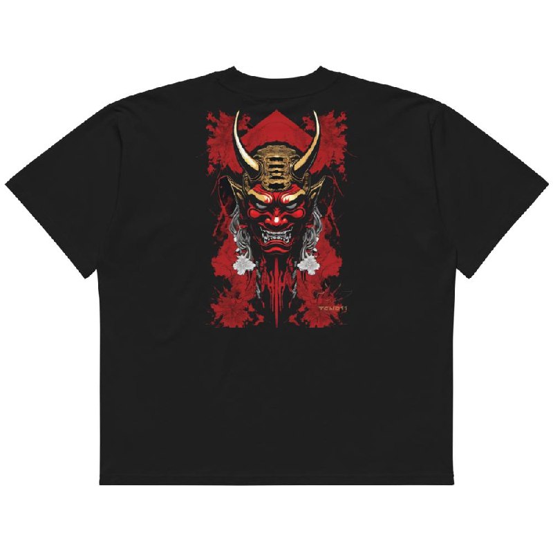 TENBJJ Crimson Oni Tee, Flat View