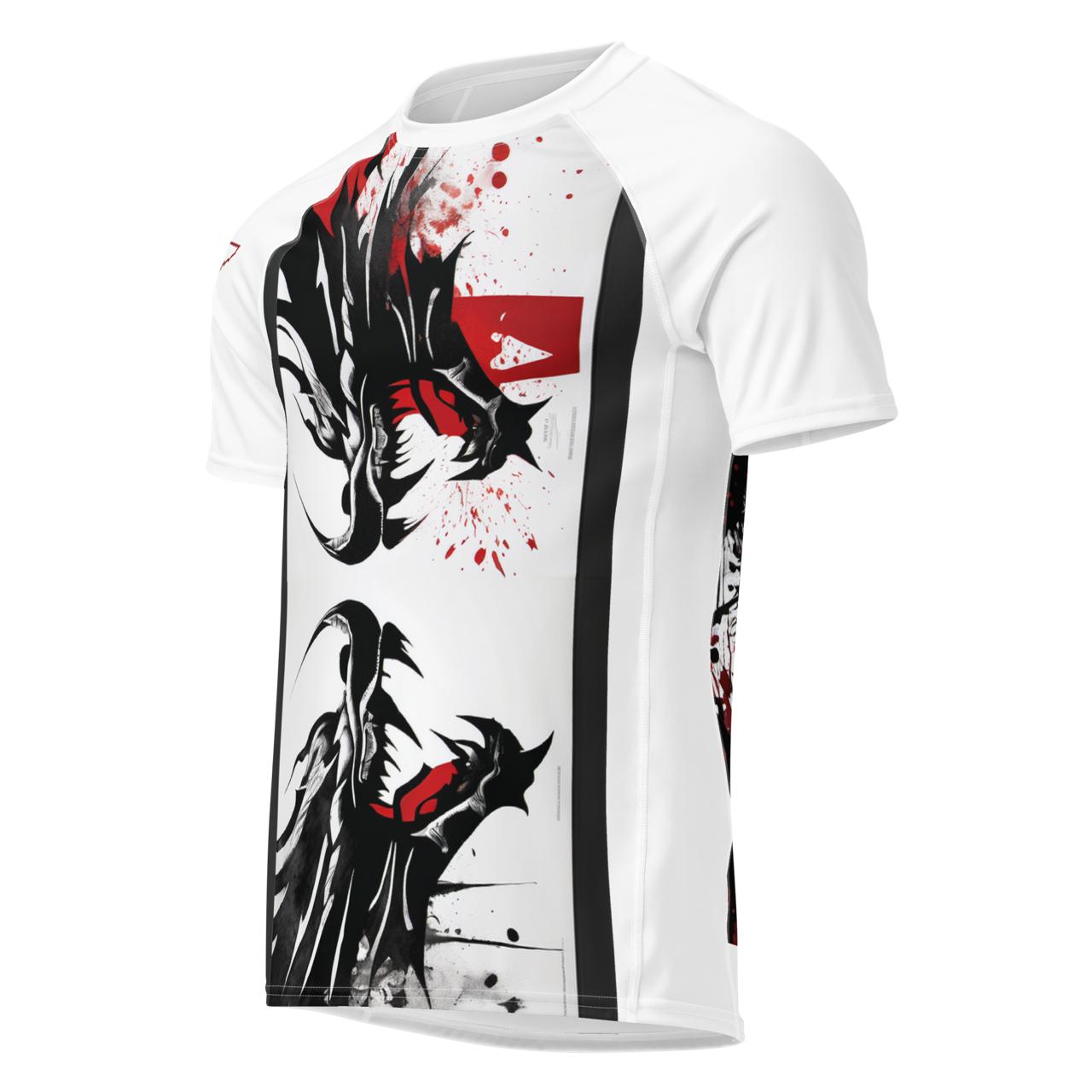 TENBJJ Ink Splatter Rash Guard, Front