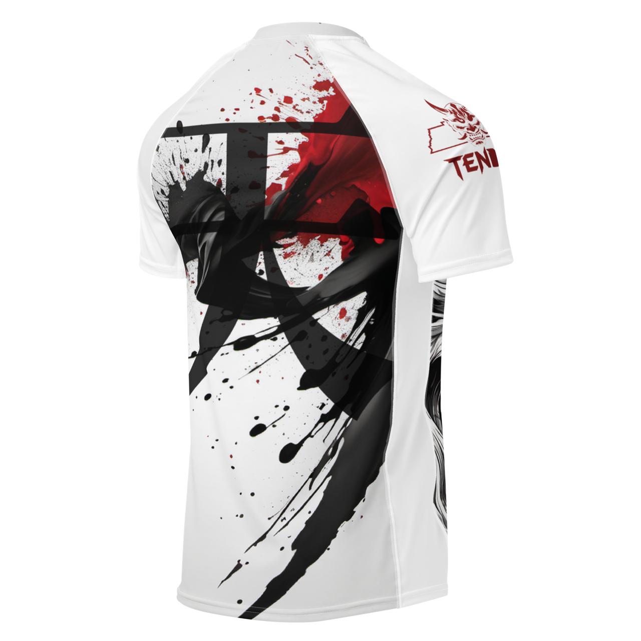 TENBJJ Dual Demon Rash Guard, Back